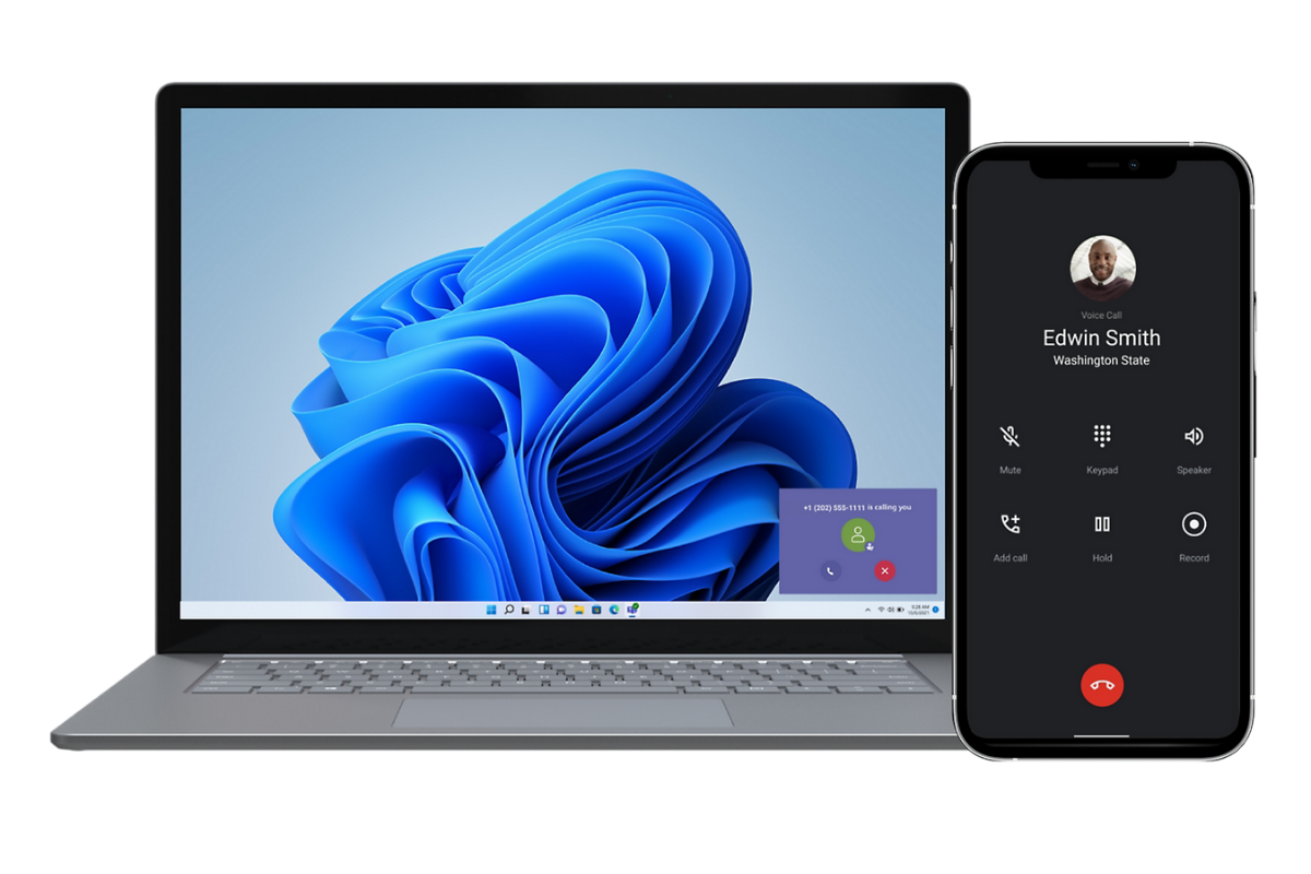 Microsoft Teams Phone display